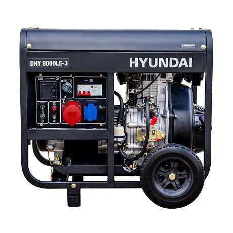 Дизельный генератор Hyundai DHY 8000LE-3 картинка