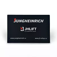 Самоклеющийся кардхолдер с логотипом бренда Jungheinrich