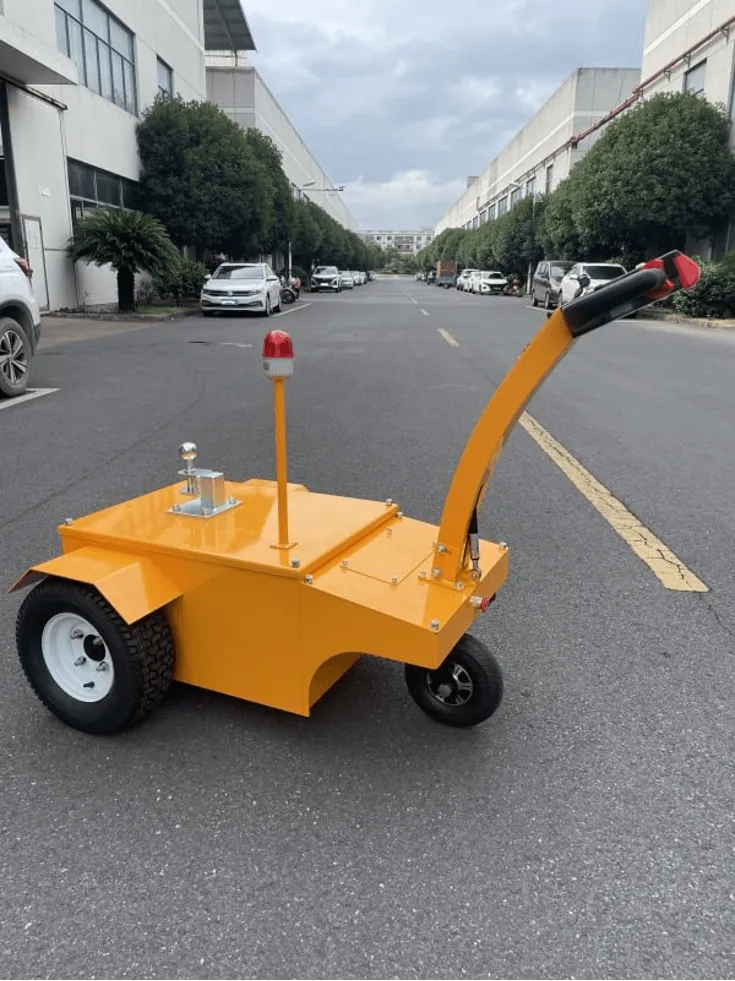 Где применяют поводковый электрический тягач