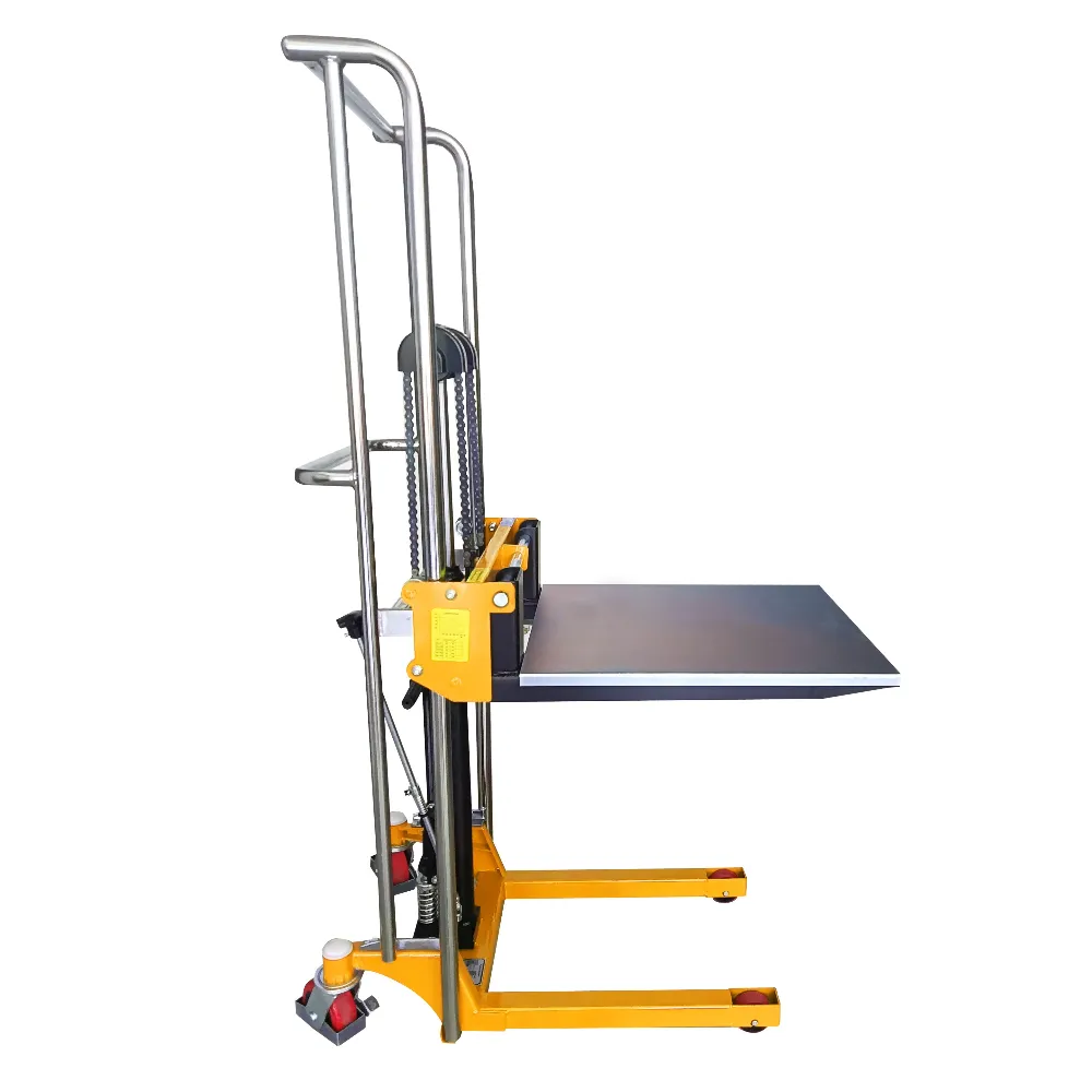 Гидравлический платформенный штабелер JHLIFT PS400-1100, г/п 400 кг, в/п 1100 мм