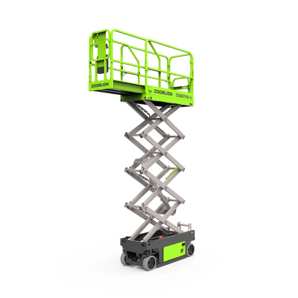 Электрический ножничный подъемник ZOOMLION ZS0607HD, р/в 7800 мм, г/п 230 кг