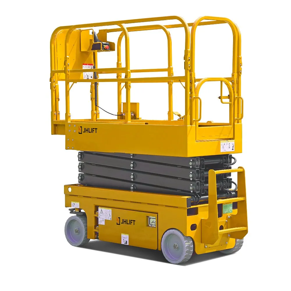 Электрический ножничный подъемник JHLIFT 78XEN, р/в 7800 мм, г/п 230 кг