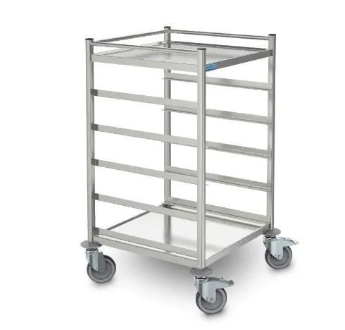 Тележка для транспортировки корзин с посудой KTW 1/5 650ммx530мм Hupfer