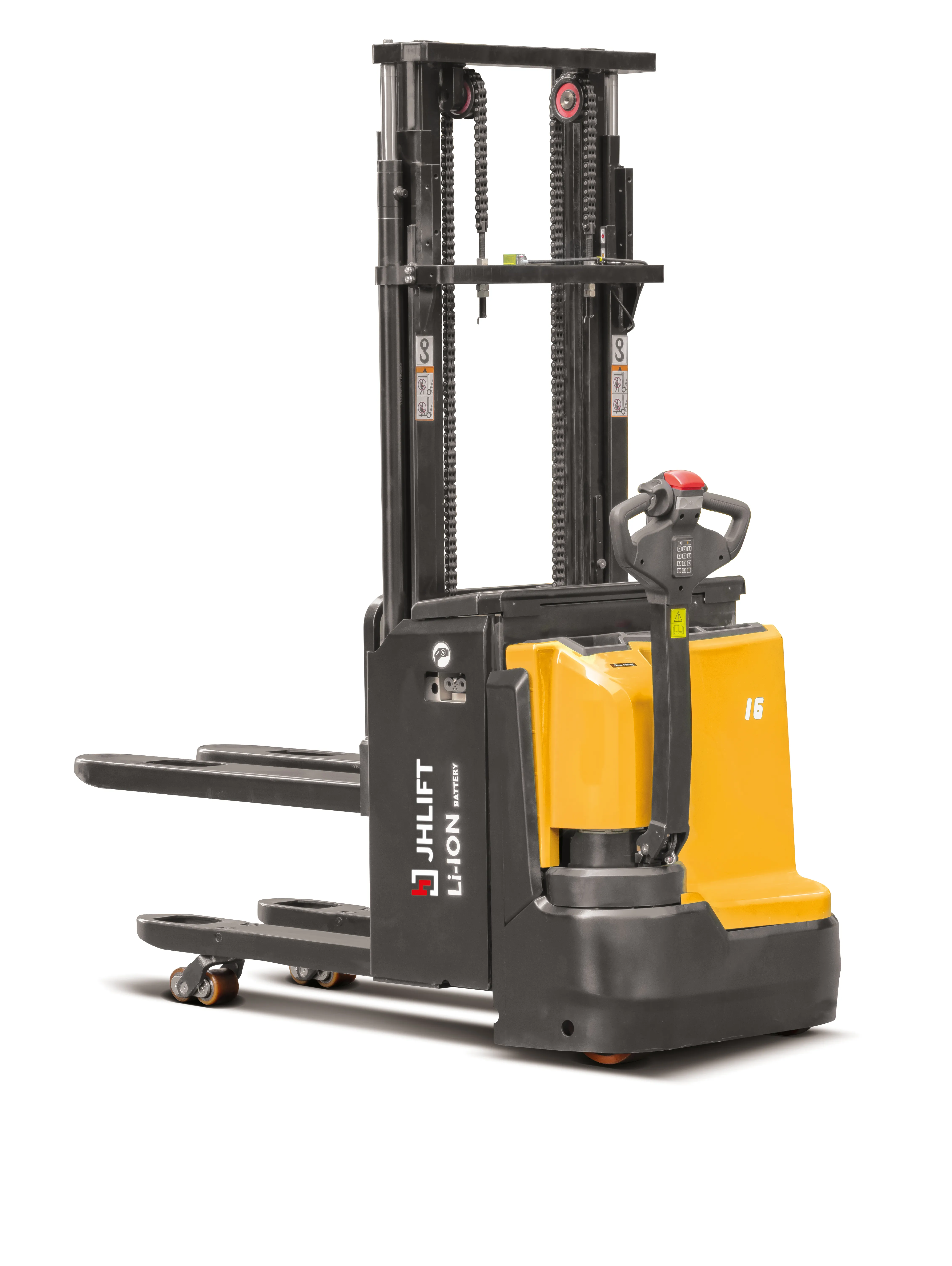 Штабелер электрический самоходный JHLIFT CDD20-X-SID для двух паллет, 1660-2905 мм, Li-Ion