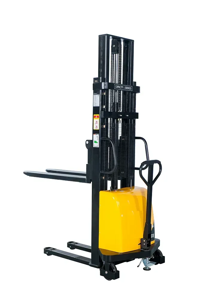 Гидравлический штабелер с электроподъемом JHLIFT DYC10, г/п 1000 кг, в/п 3300 мм