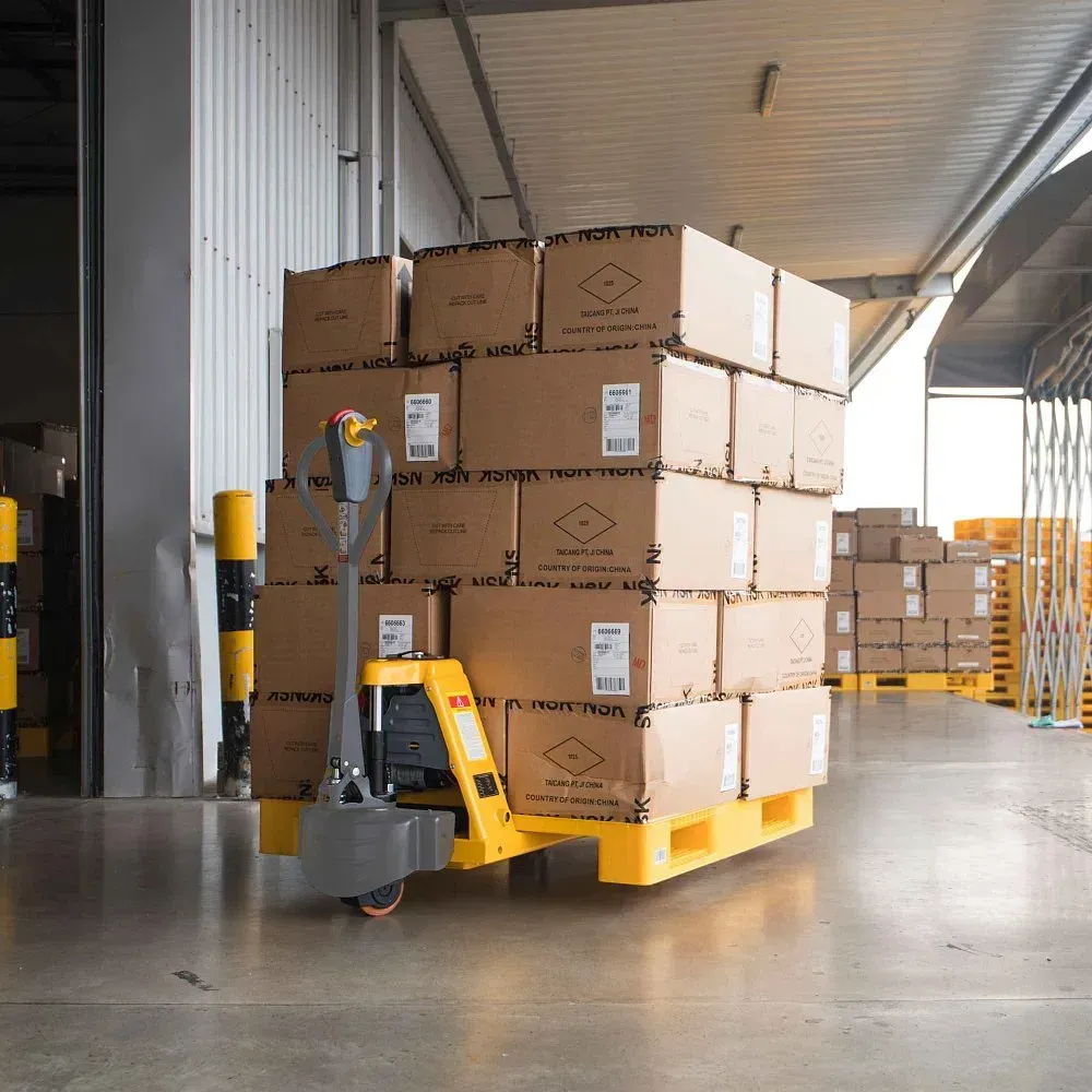 Низкопрофильная электротележка самоходная JHLIFT EPT15H-65L, 1500 кг, 1150 x 550 мм, Li-Ion с батареей 48V, 15 Ah