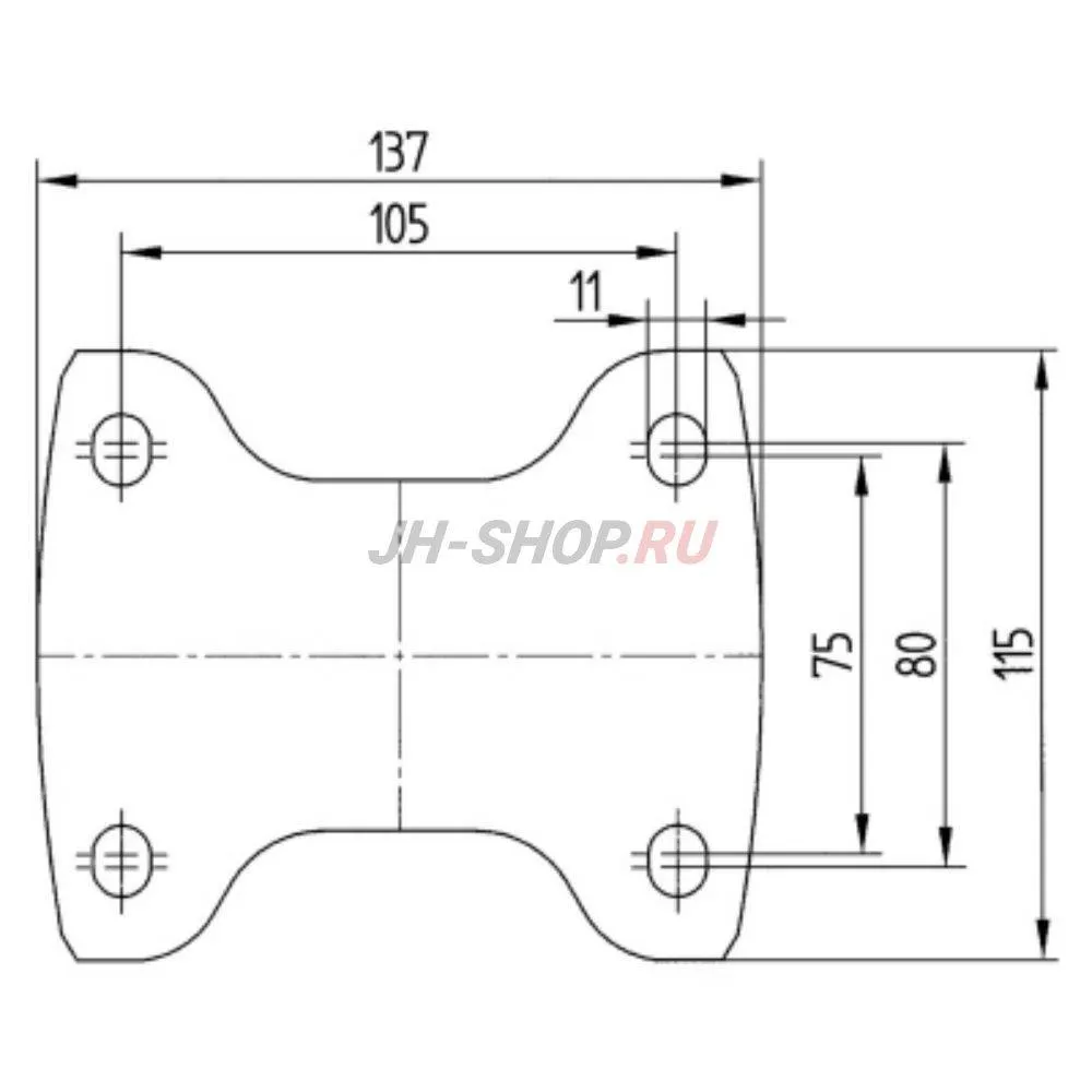 Колесо Tente ALPHA 3478ITP