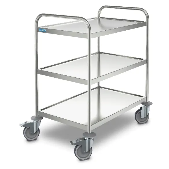 Сервировочная тележка SW, стандартное исполнение - 3 полки Hupfer
