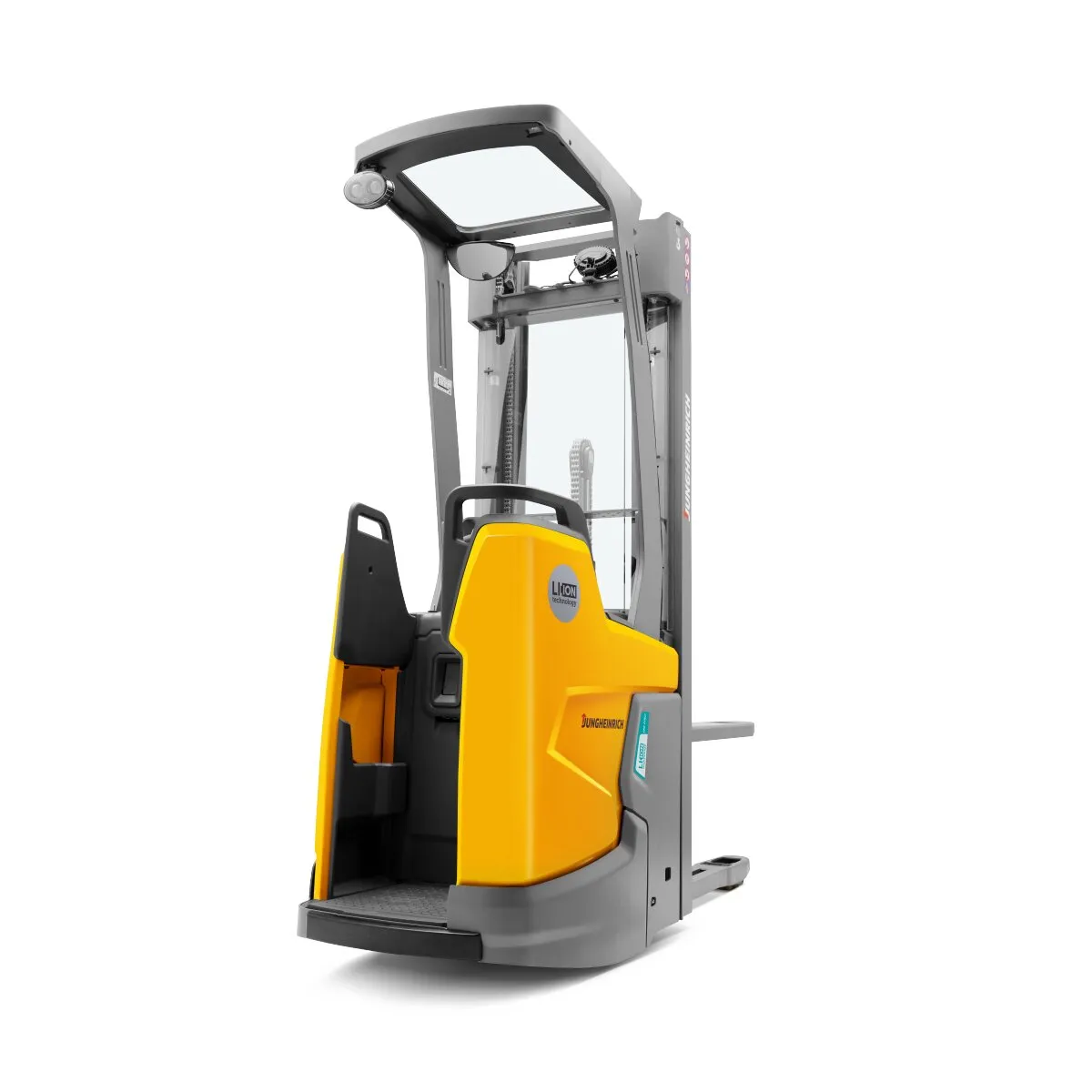 Штабелер электрический самоходный Jungheinrich ERC 216zi DZ, 6000 мм с площадкой для оператора