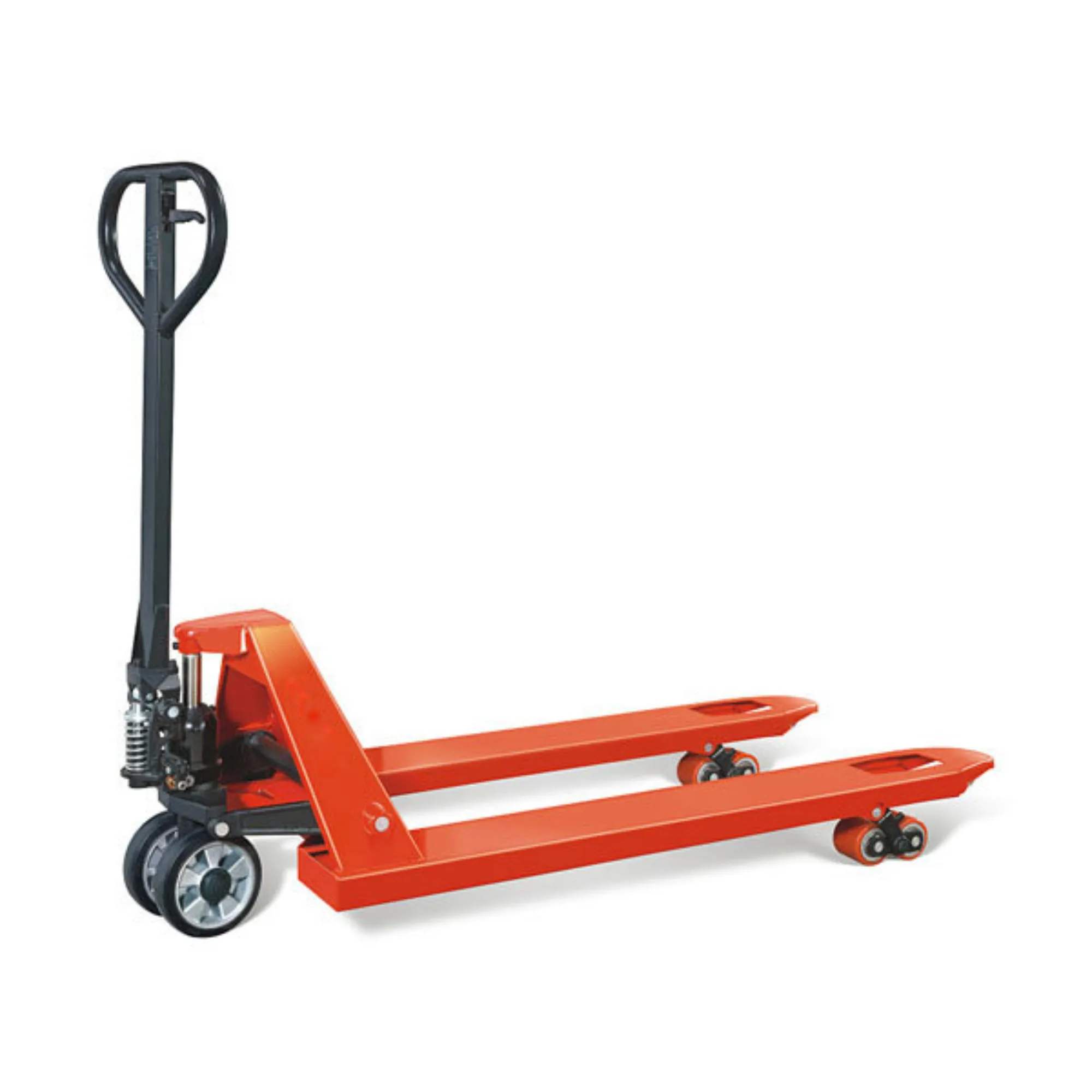 Гидравлическая тележка (рохля) CBY-AC 2.5, 2500 кг, 1150х550 мм, с резиновыми колесами