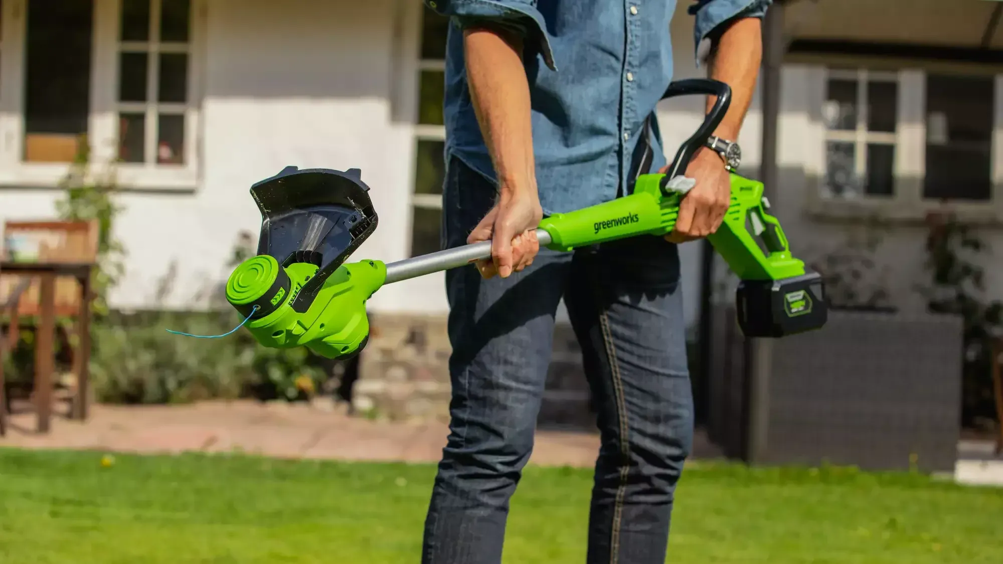 Триммер Greenworks G24LT28 24V, 30 см