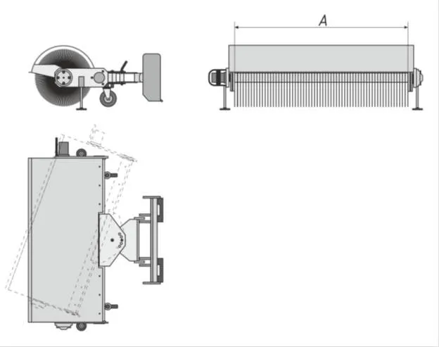 Щетка подметальная (для мини-погрузчика) ЩО/М-1500