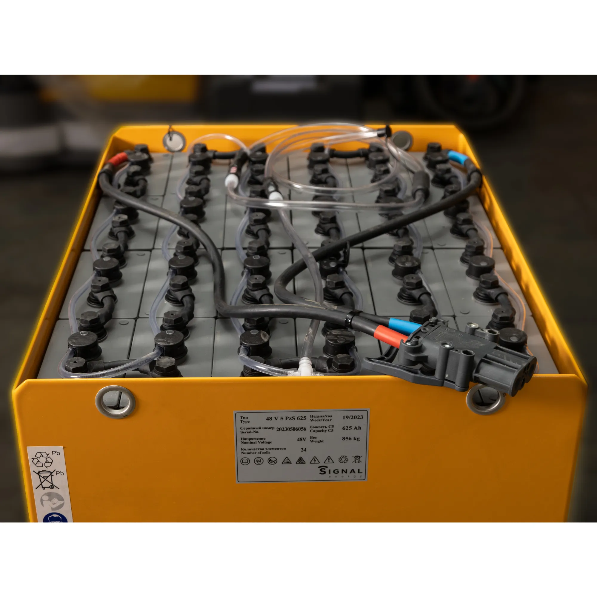 АКБ свинцово-кислотная Signal Energy 48 В, 625 Ач для погрузчиков Yale