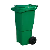 Мусорный контейнер на колёсах (60 л) зеленый