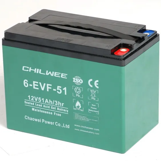 Тяговый гелевый аккумулятор CHILWEE 6-EVF-51 для поломоечной машины LavorPRO Dinamic 45B