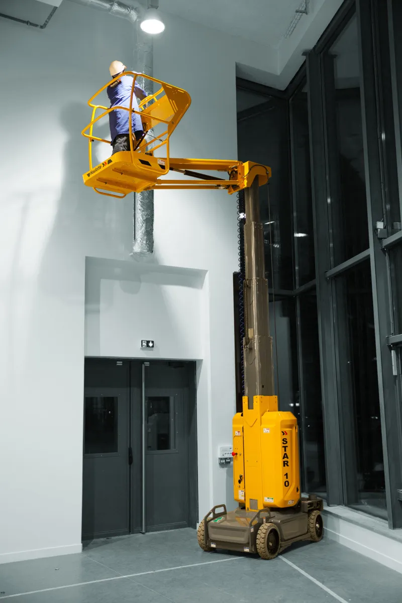 Мачтовый подъемник Haulotte Star 10, р/в 10000 мм, г/п 200 кг