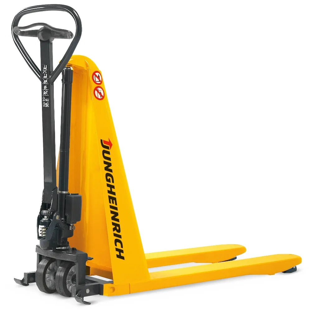 Гидравлическая тележка (рохля) с ножничным подъемом Jungheinrich AMX 10, 1000 кг, 1150х150 мм, с полиуретановыми колесами