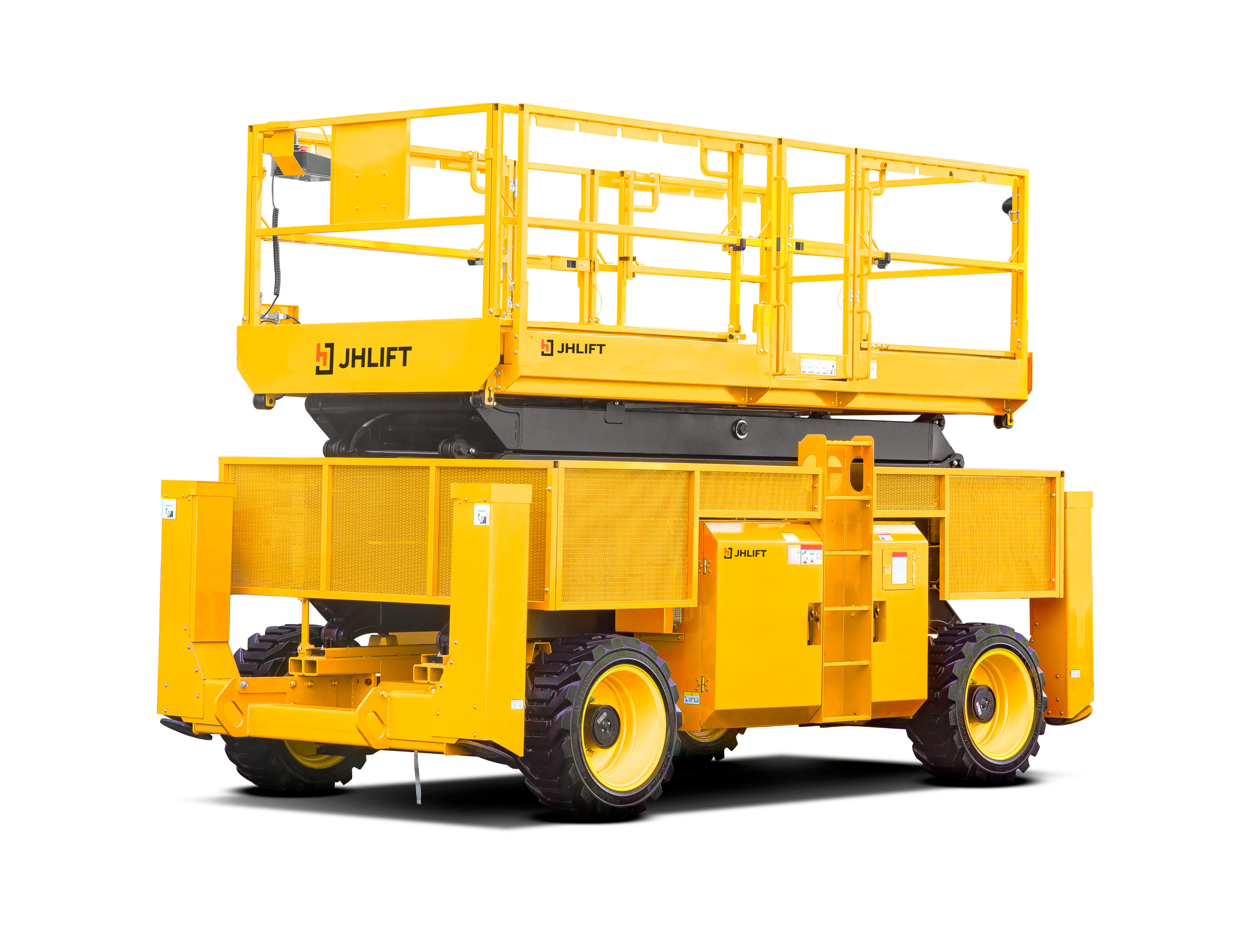 Дизельный ножничный подъемник JHLIFT HS1223RH, р/в 12000 мм, г/п 1150 кг