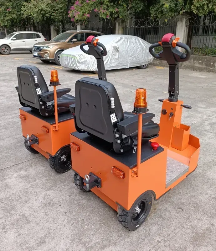 Электрический тягач ML-600S с местом оператора, б/м 6000 кг