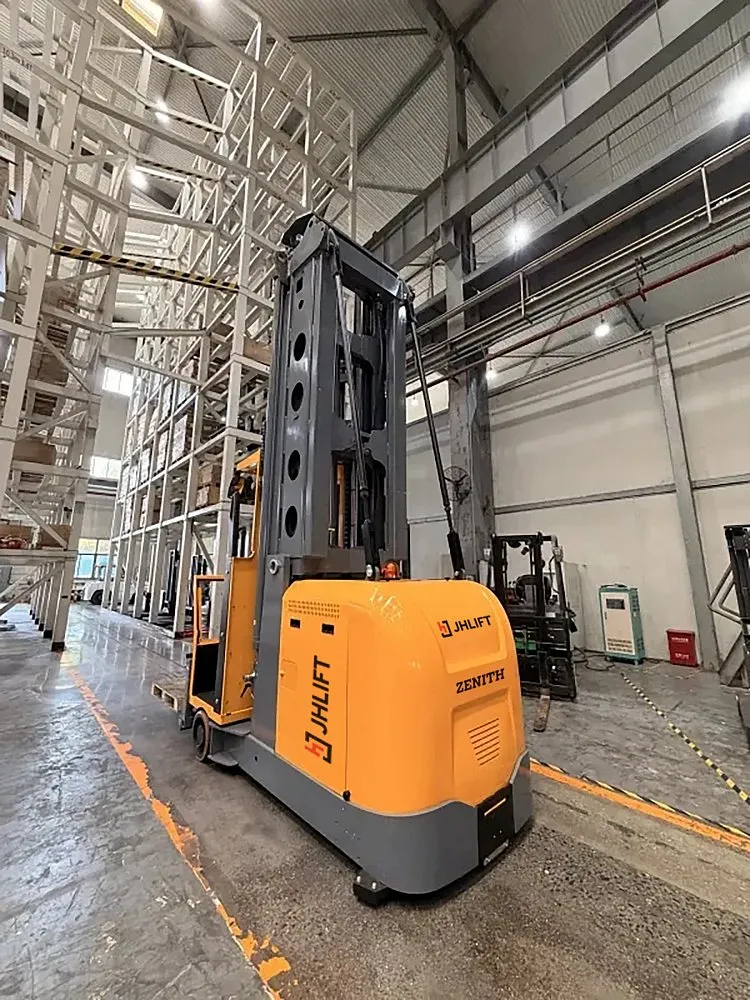 Узкопроходный высотный штабелер JHLIFT ZENITH 10-16, 5200-14700 мм, АКБ Li-Ion / свинцово-кислотная