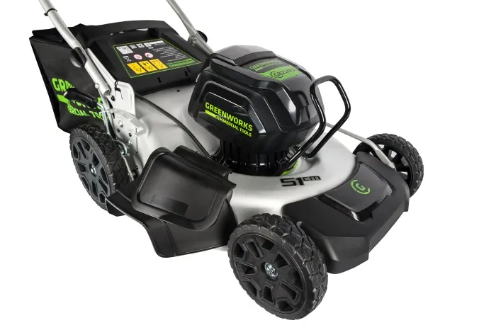Газонокосилка аккумуляторная Greenworks GD82LM5 82V 51 см бесщеточная без АКБ и ЗУ