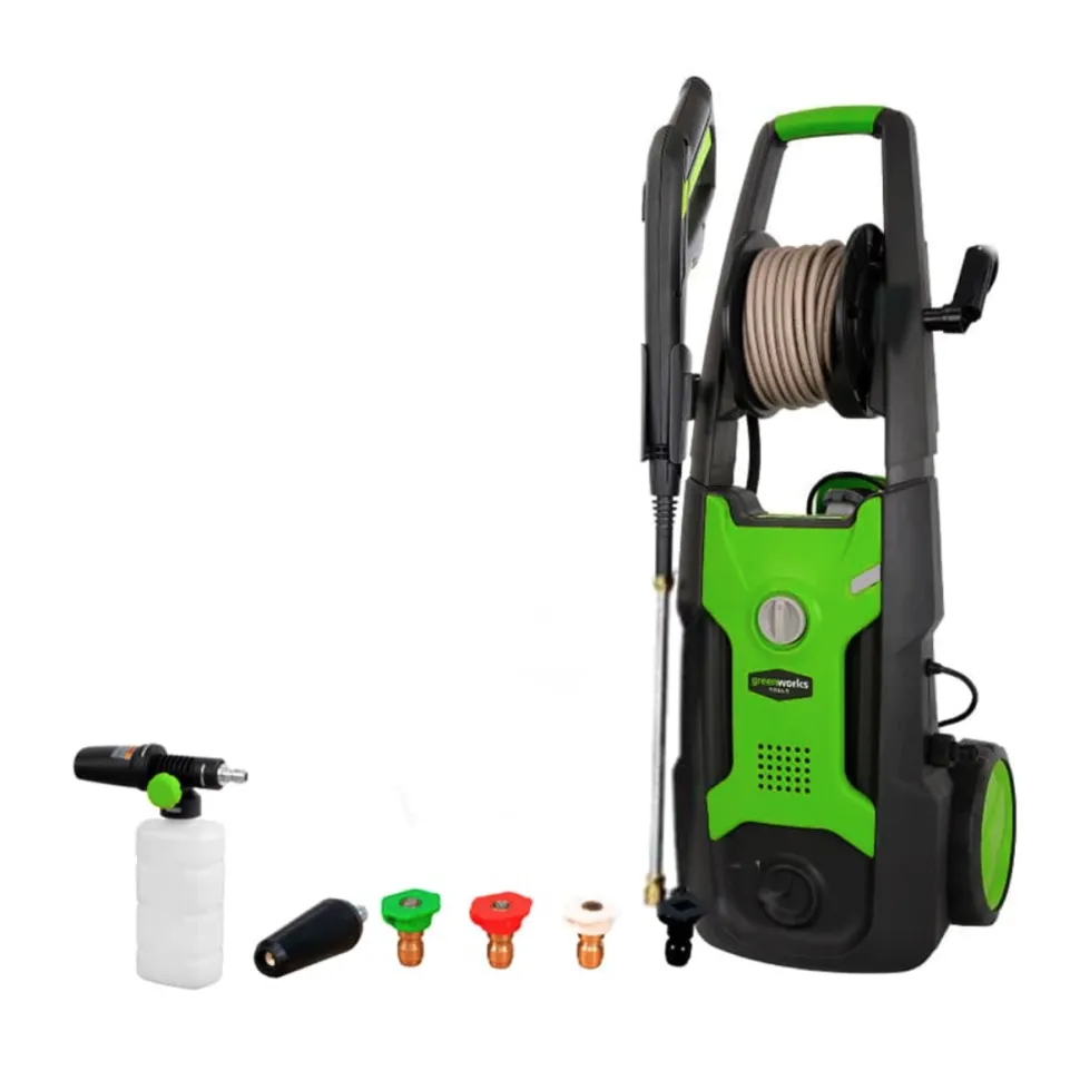 Мойка высокого давления электрическая Greenworks GPWG5II, 2000W, 140 bar
