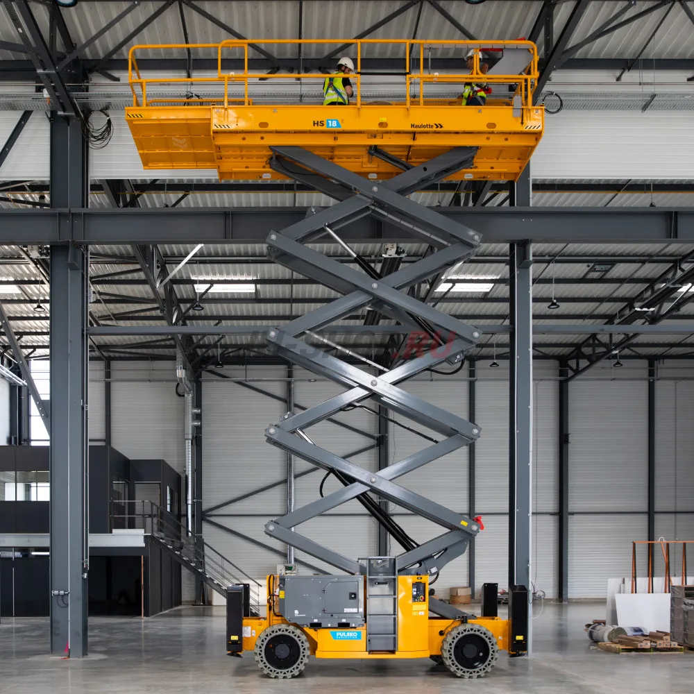 Самоходный электрический ножничный подъемник Haulotte HS18E