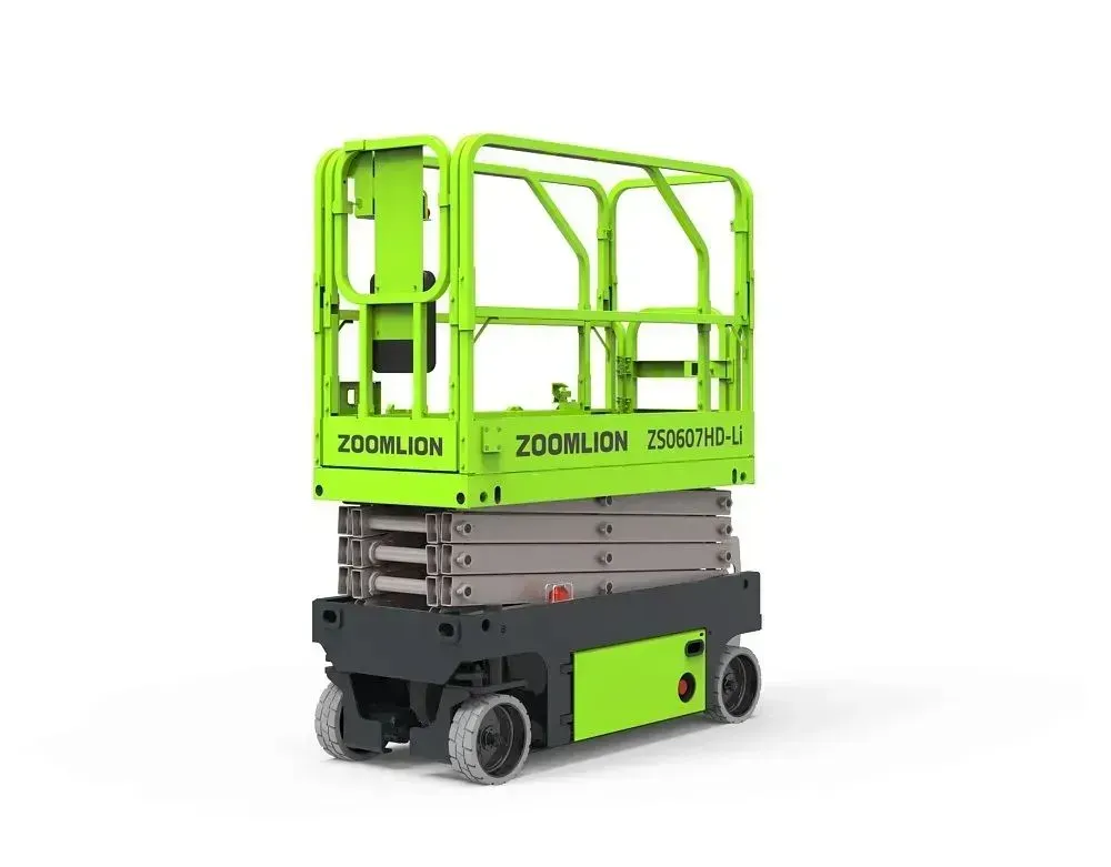 Электрический ножничный подъемник ZOOMLION ZS0607HD, р/в 7800 мм, г/п 230 кг, li-ion