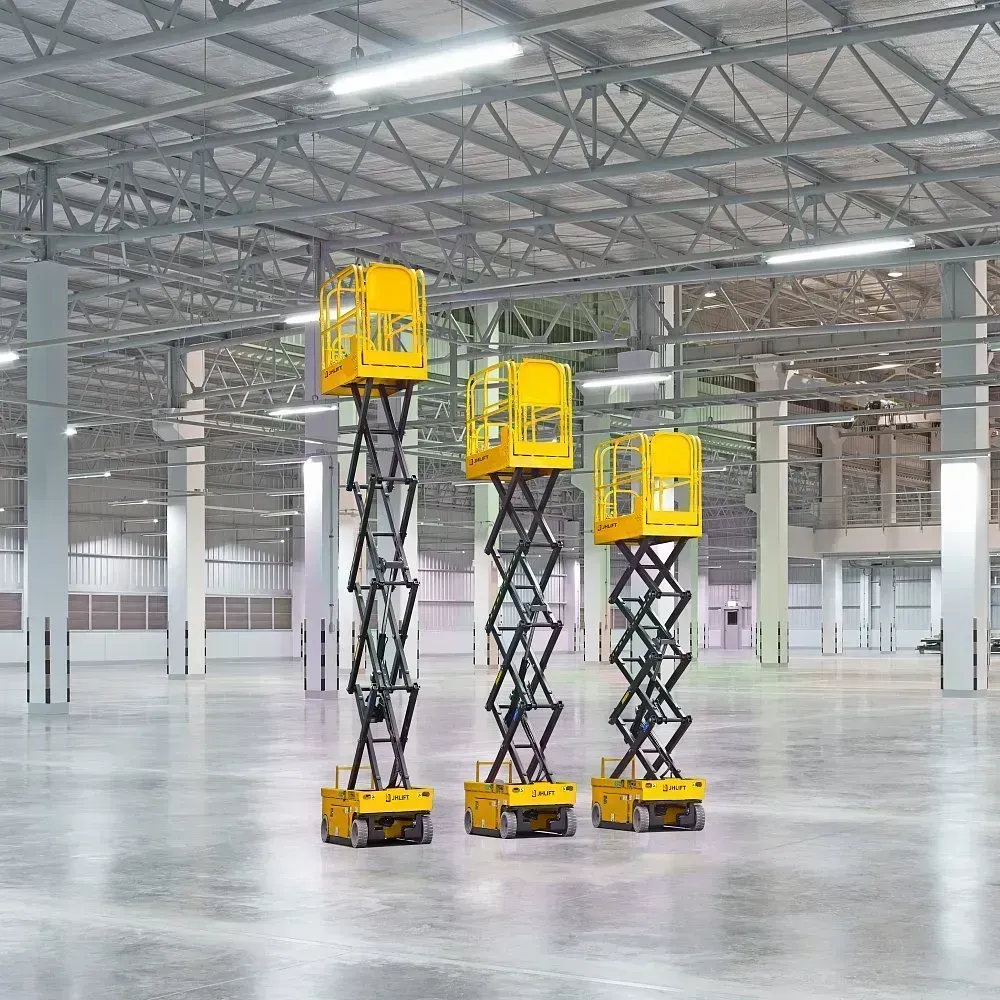 Электрический ножничный подъемник JHLIFT 100XENS, р/в 10000 мм, г/п 230 кг
