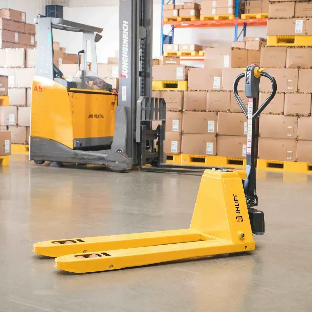 Низкопрофильная электротележка самоходная JHLIFT EPT20H-65L, 2000 кг, 1150 x 550 мм, Li-Ion с батареей 48V, 15 Ah