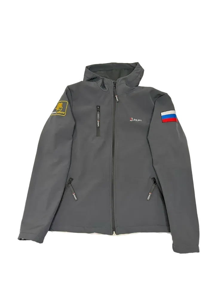Куртка софтшел с капюшоном