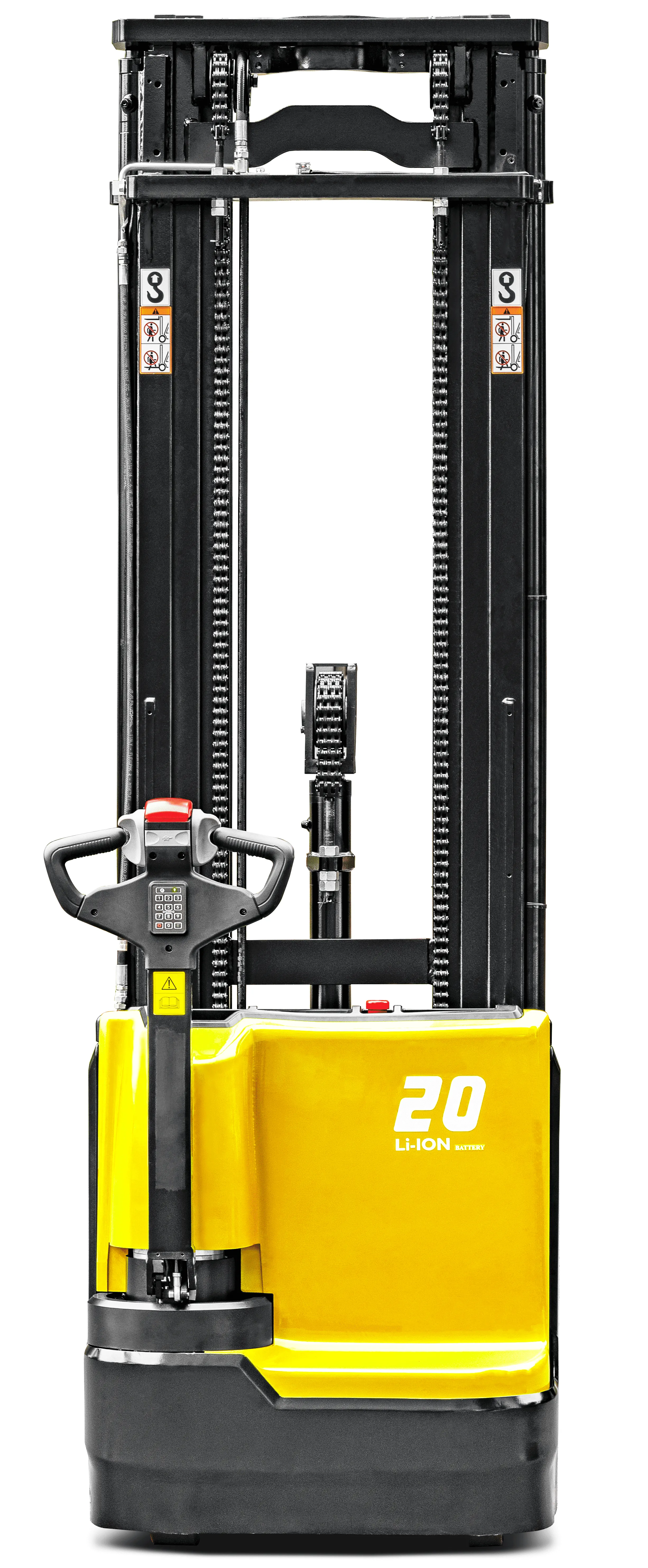 Штабелер электрический самоходный JHLIFT CDD 12-20 X, 2100-6000 мм, интегрированная Li-Ion  батарея