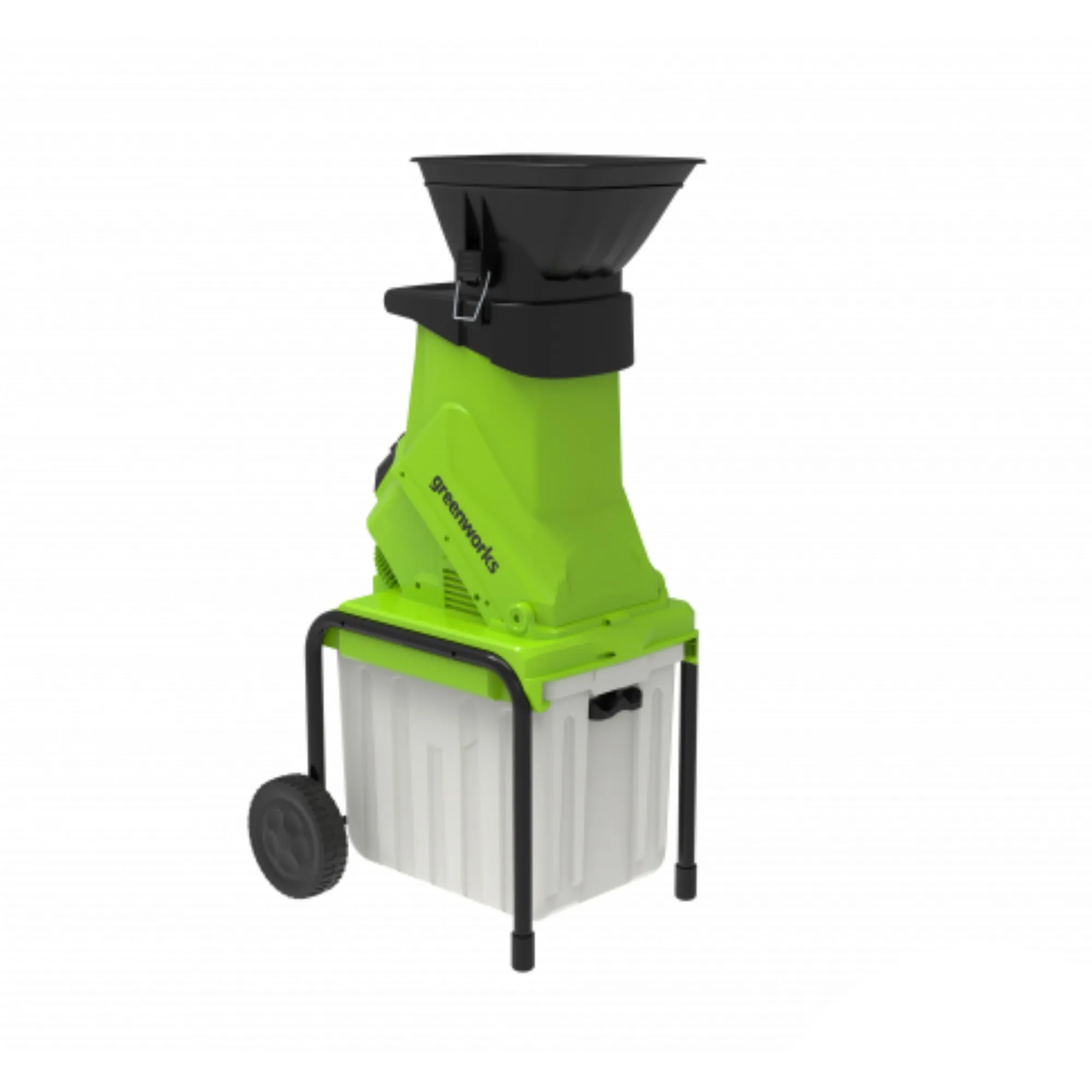 Измельчитель садовый электрический Greenworks GACSB, 220V, 2500W с контейнером