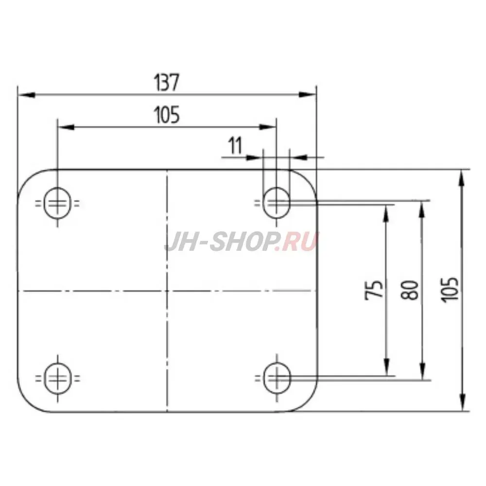 Колесо Tente ZETA 4687IEP