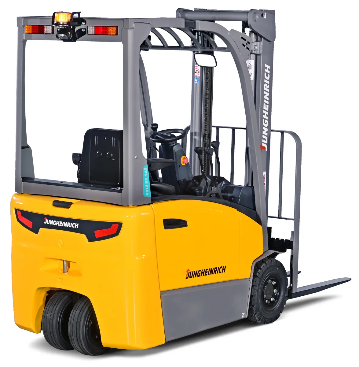 Электрический погрузчик Jungheinrich EFG 216 DZ, 5000 мм с сайдшифтом