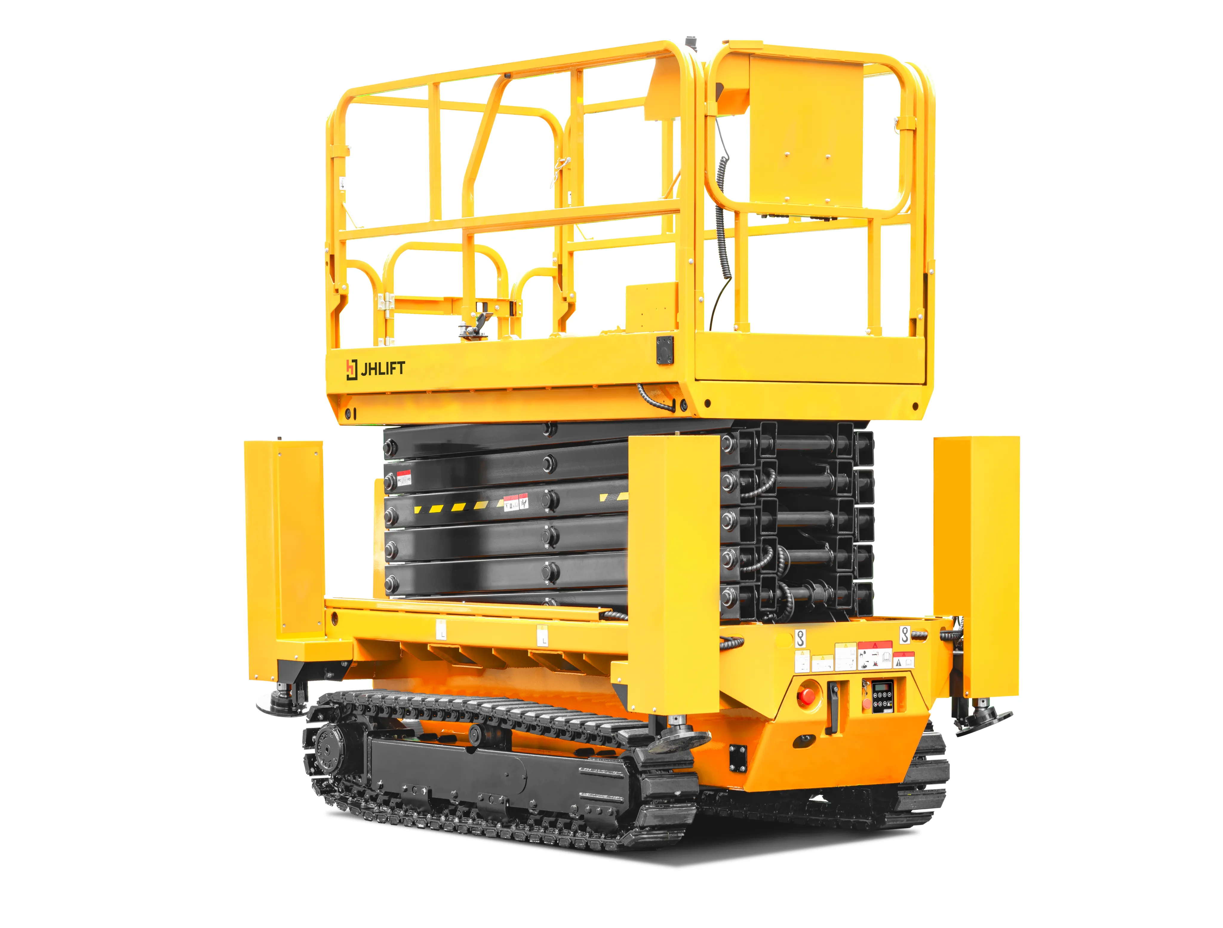 Электрический ножничный подъемник JHLIFT HS1416TP, р/в 13800 мм, г/п 320 кг