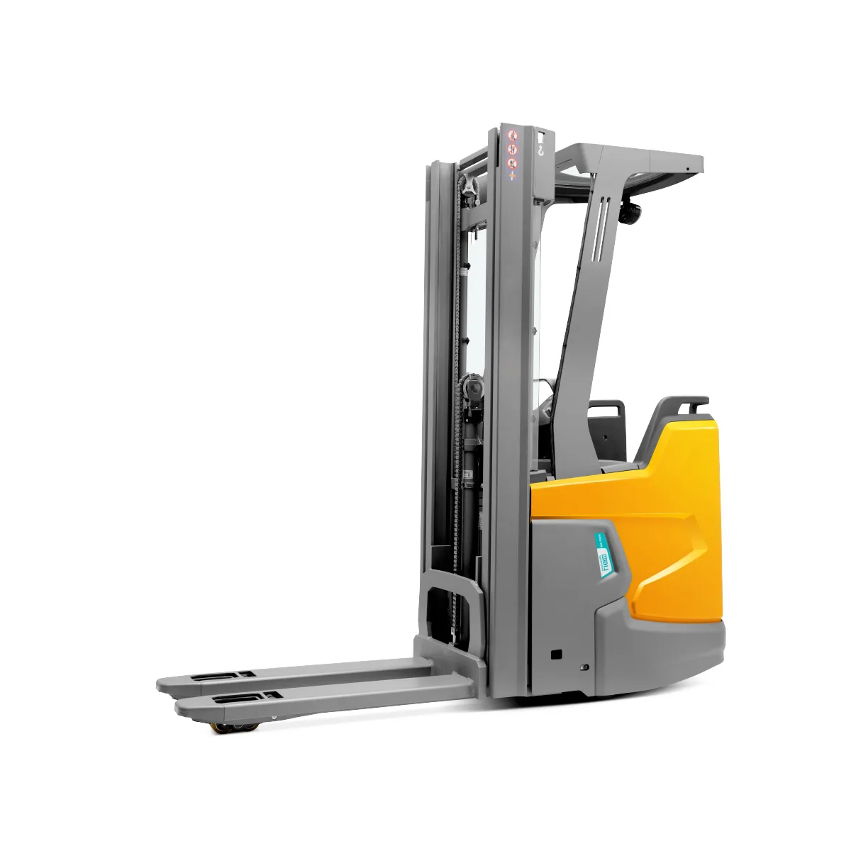 Штабелер электрический самоходный Jungheinrich ERC 214zi DZ, 4300 мм с площадкой для оператора