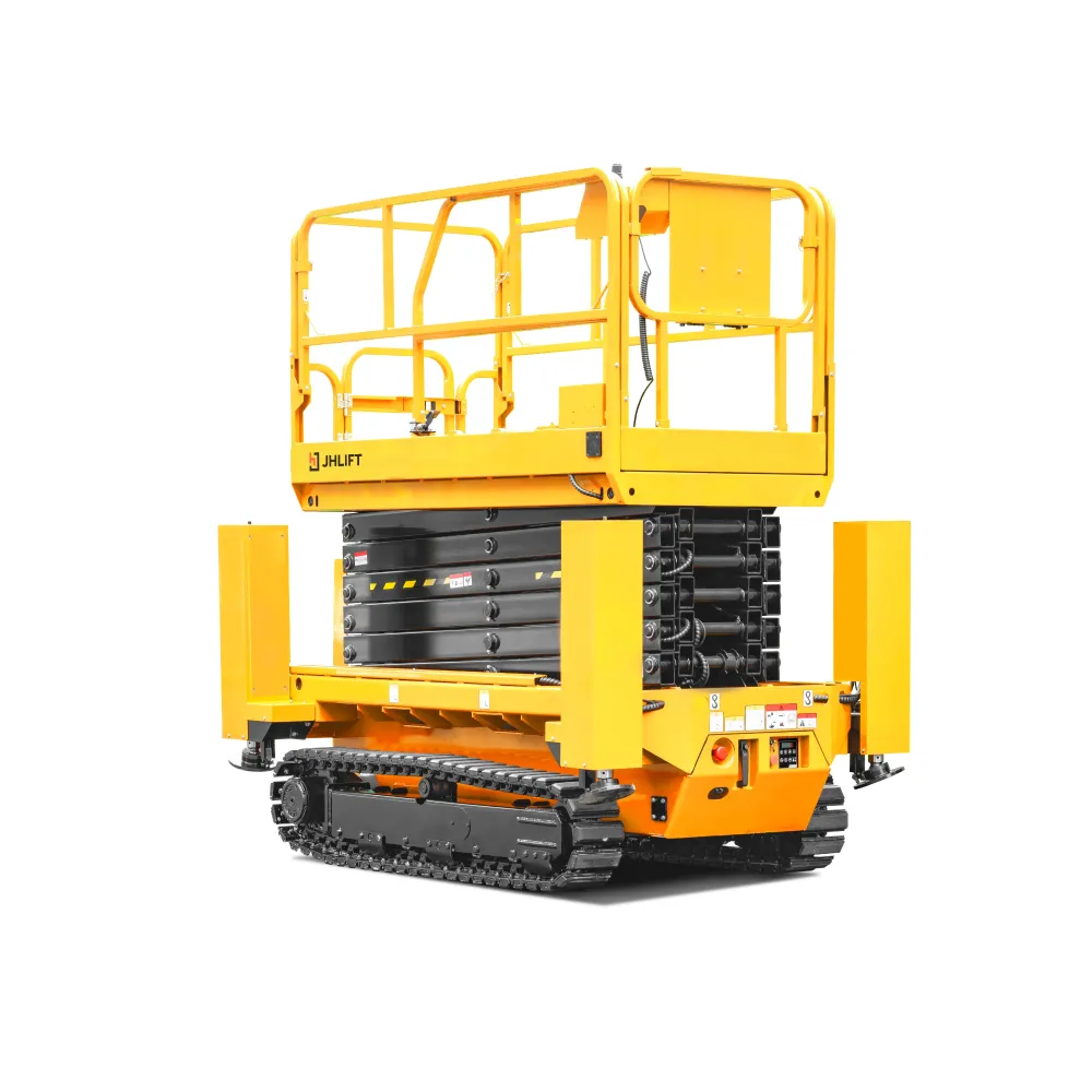 Электрический ножничный подъемник JHLIFT HS1416TP, р/в 13800 мм, г/п 320 кг