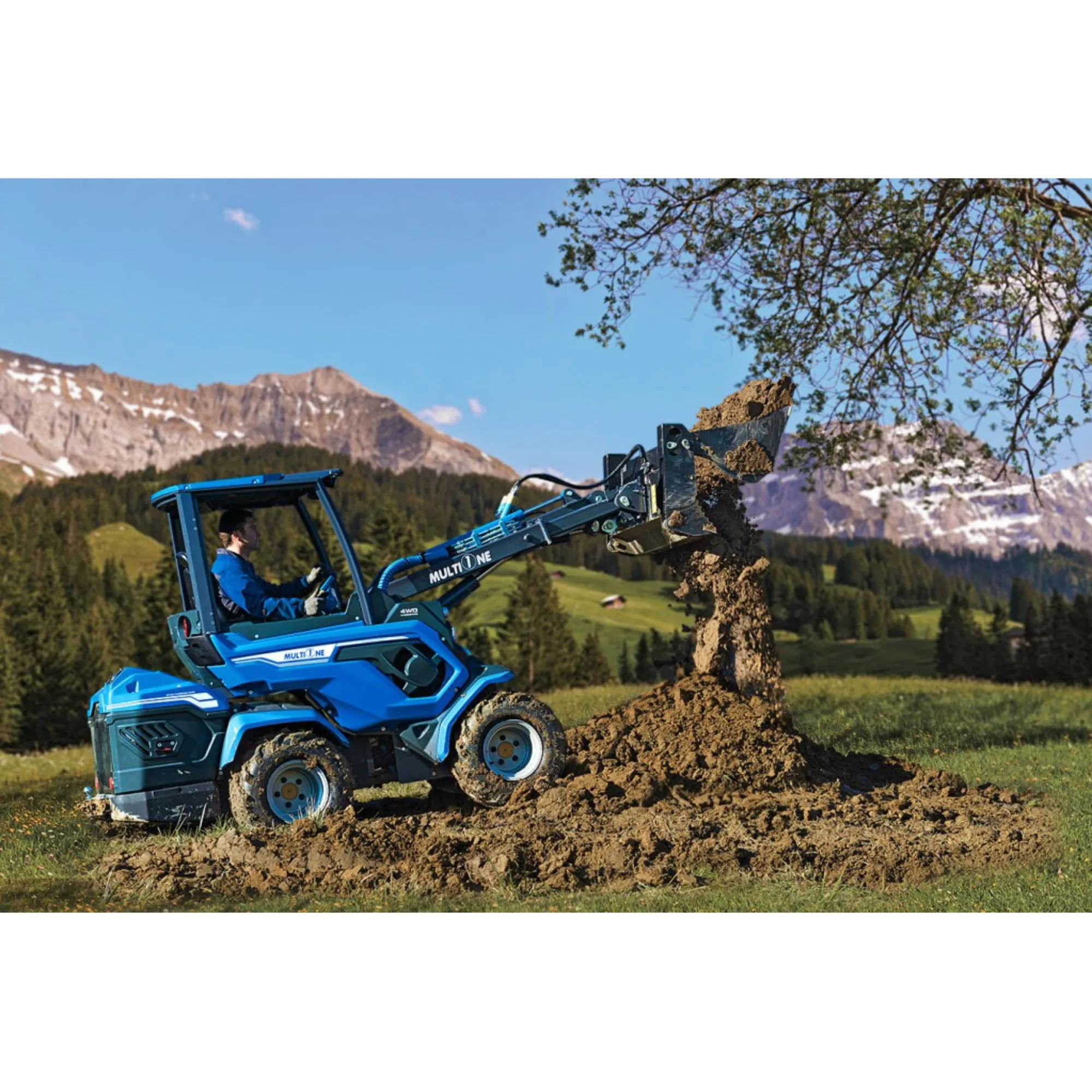 Шарнирно-сочлененный мини-погрузчик MULTIONE 8.4 SK Stage 3 + (комплектация standart)