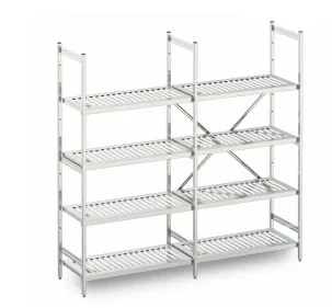 Стеллаж Norm 5 с 4 проволочными полками для каждой секции Hupfer (600 кг)
