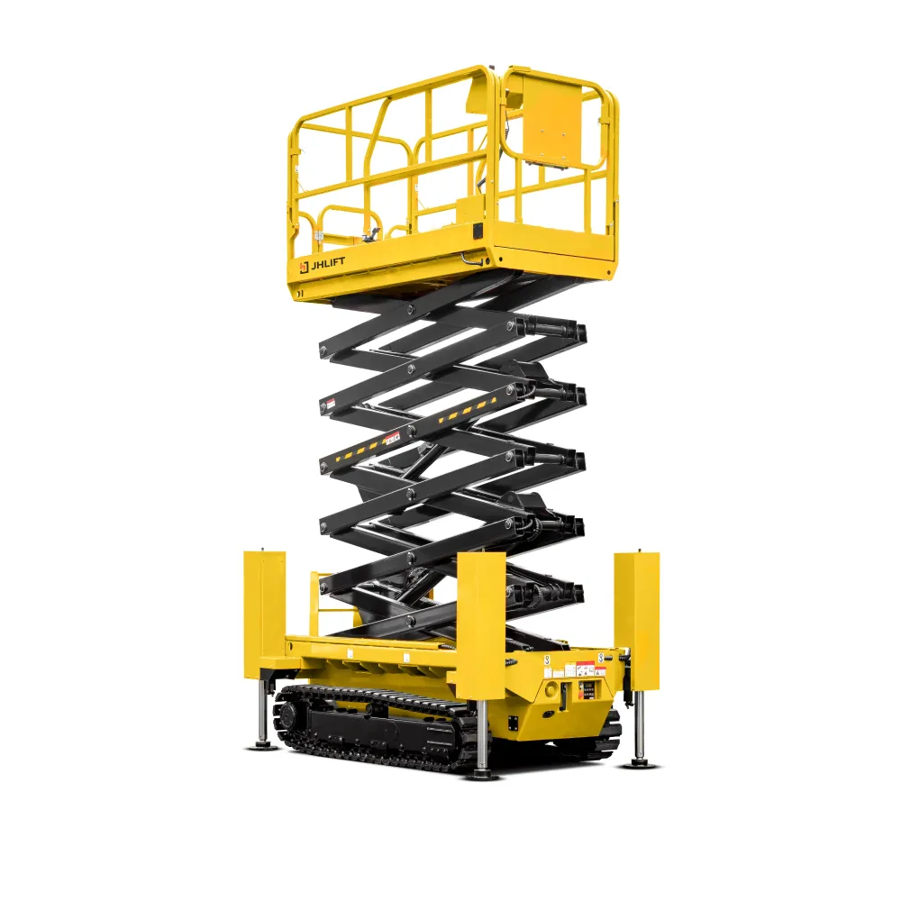 Электрический ножничный подъемник JHLIFT HS0608TP, р/в 6500 мм, г/п 230 кг