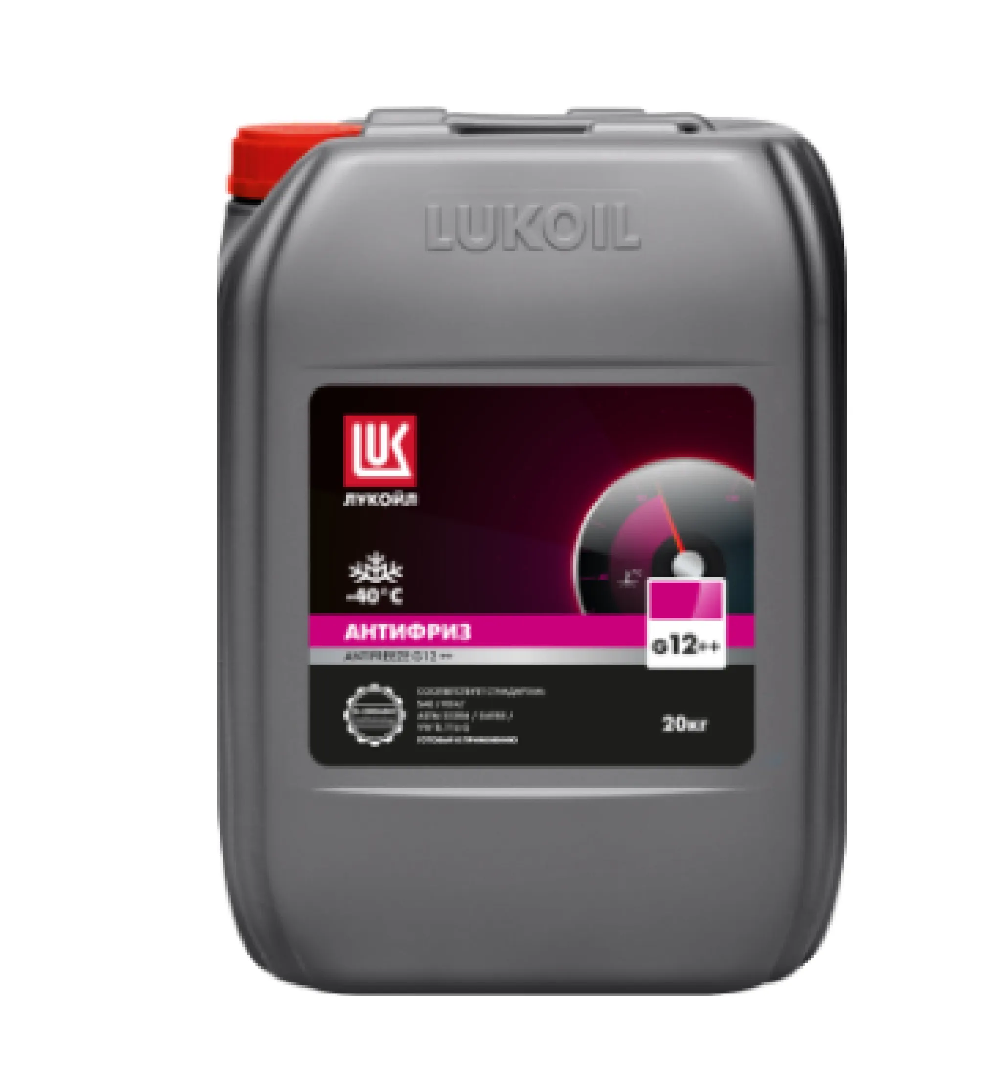 Антифриз Лукойл G12++, канистра 20 кг