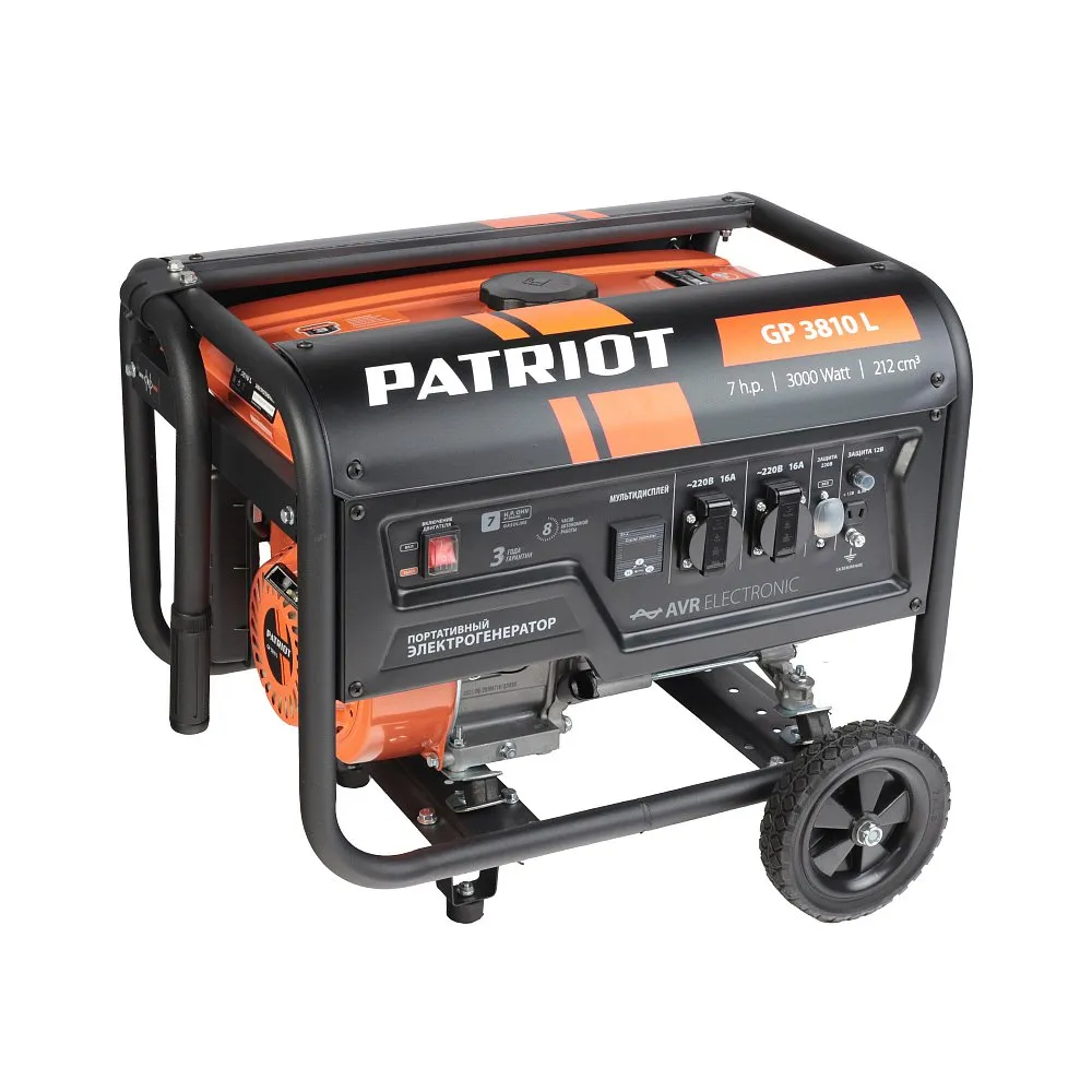 Генератор бензиновый PATRIOT GP 3810L