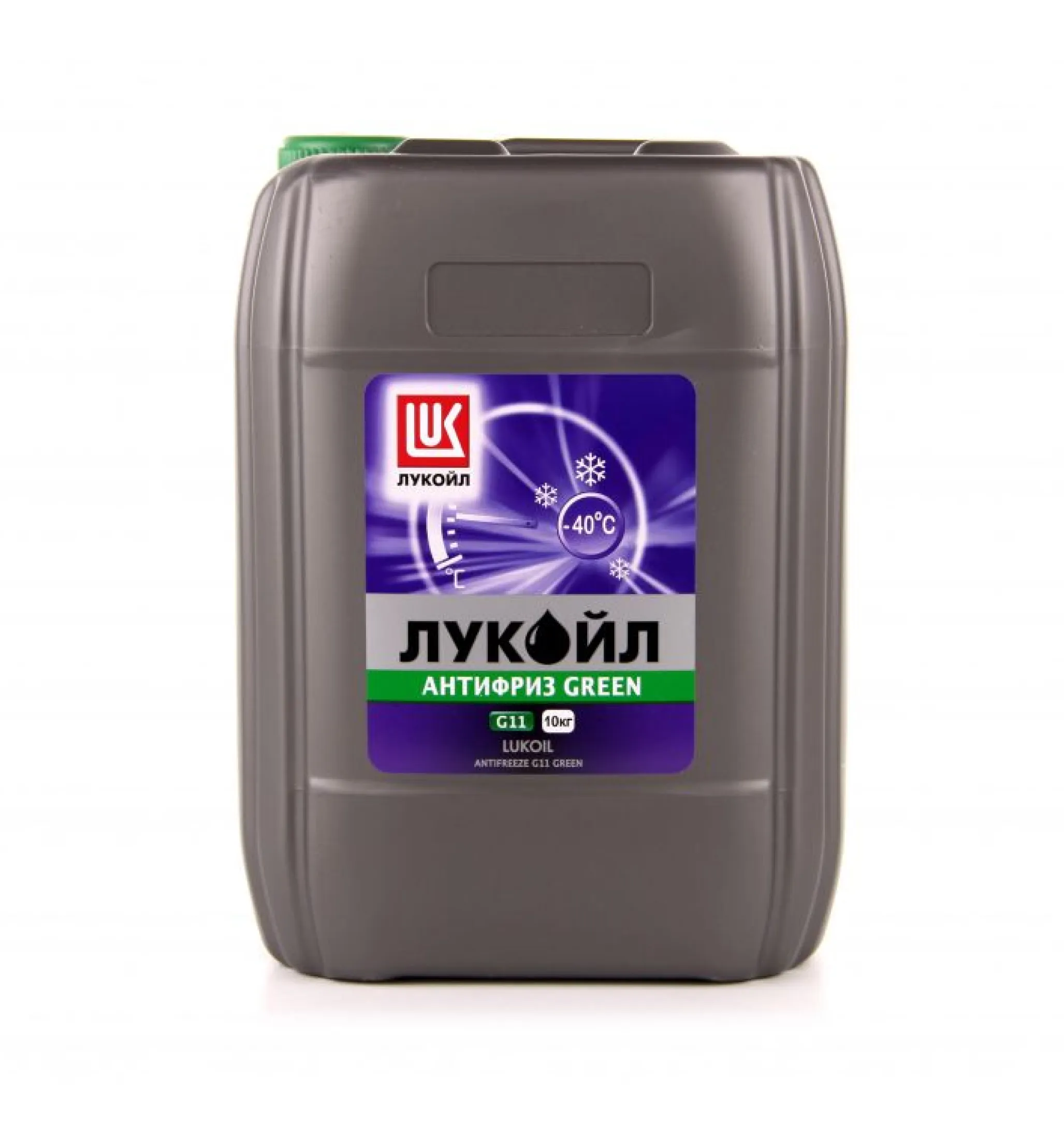 Антифриз Лукойл G11 GREEN, канистра 10 кг