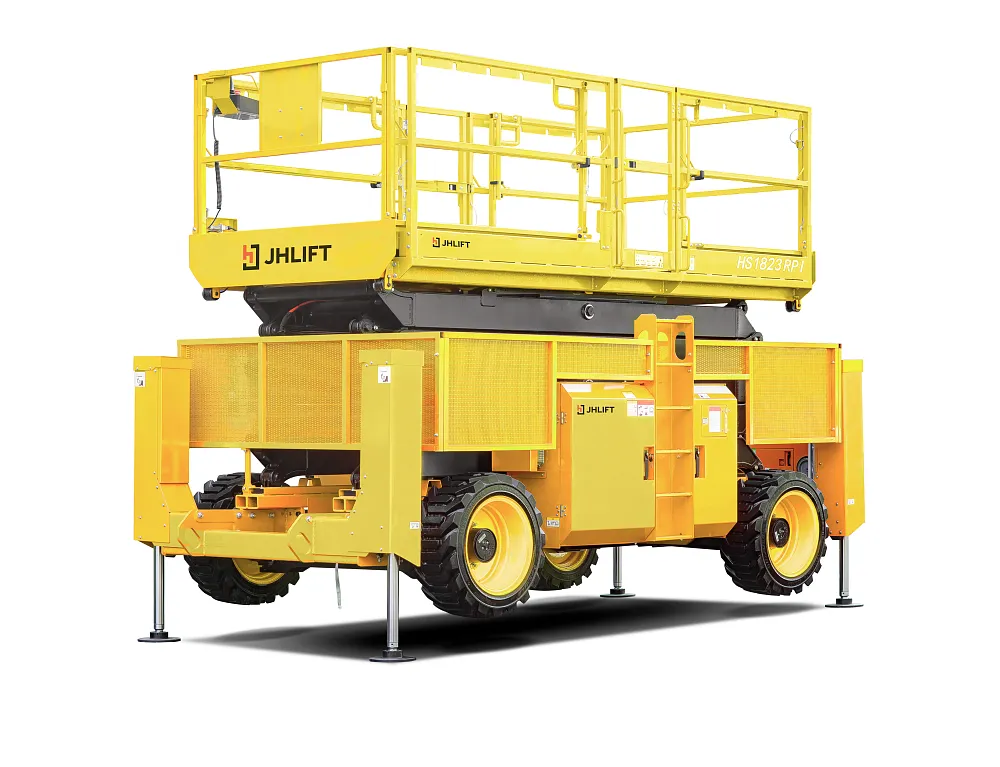 Дизельный ножничный подъемник JHLIFT HS1223RH, р/в 12000 мм, г/п 1150 кг