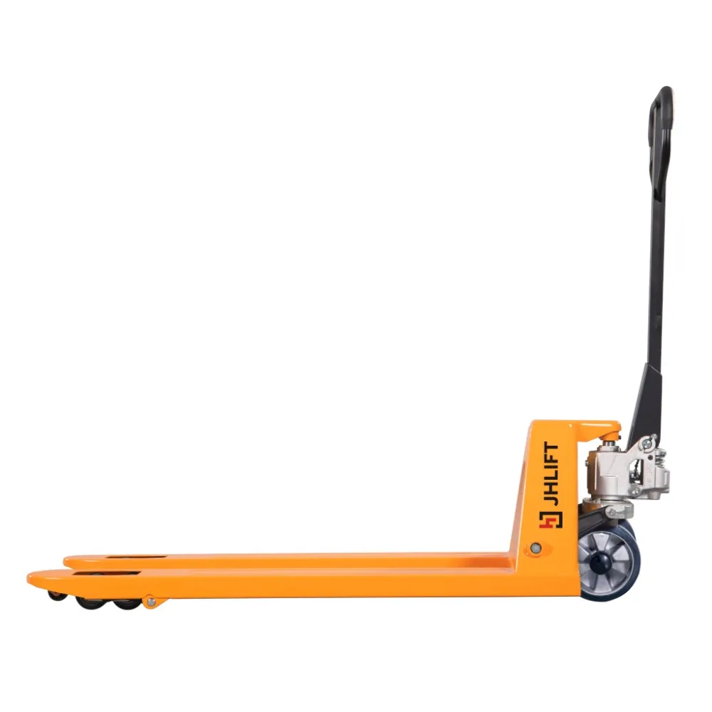 Гидравлическая тележка (рохля) JHLIFT BF30-H, 3000 кг, 1150х550 мм, с резиновыми колесами