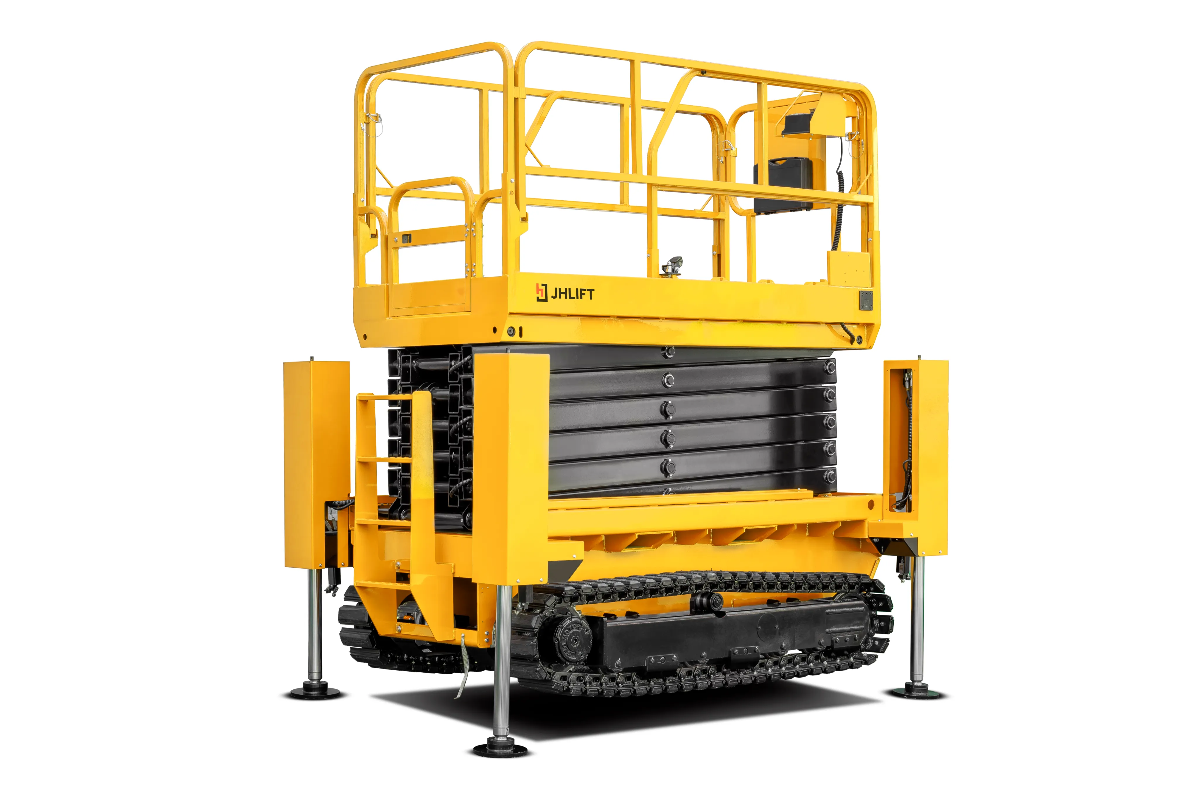 Электрический ножничный подъемник JHLIFT HS0608TA, р/в 6500 мм, г/п 230 кг