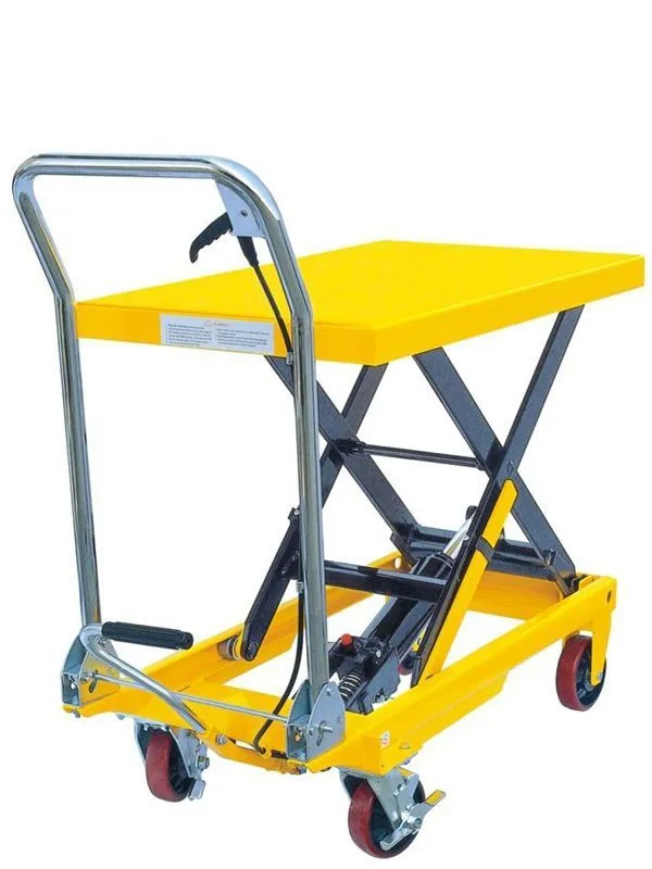 Подъемный ручной гидравлический стол JHLIFT PT150, г/п 150 кг, 700х450х35 мм