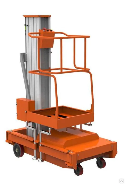 Несамоходный мачтовый телескопический подъемник модели GTWY6-100 (от сети), р/в 8000 мм, г/п 125 кг