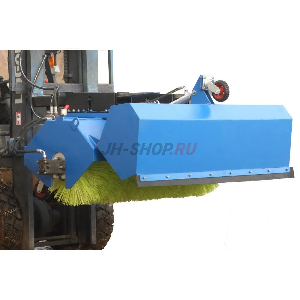 Щетка подметальная с бункером для сбора пыли (крепление на вилы)